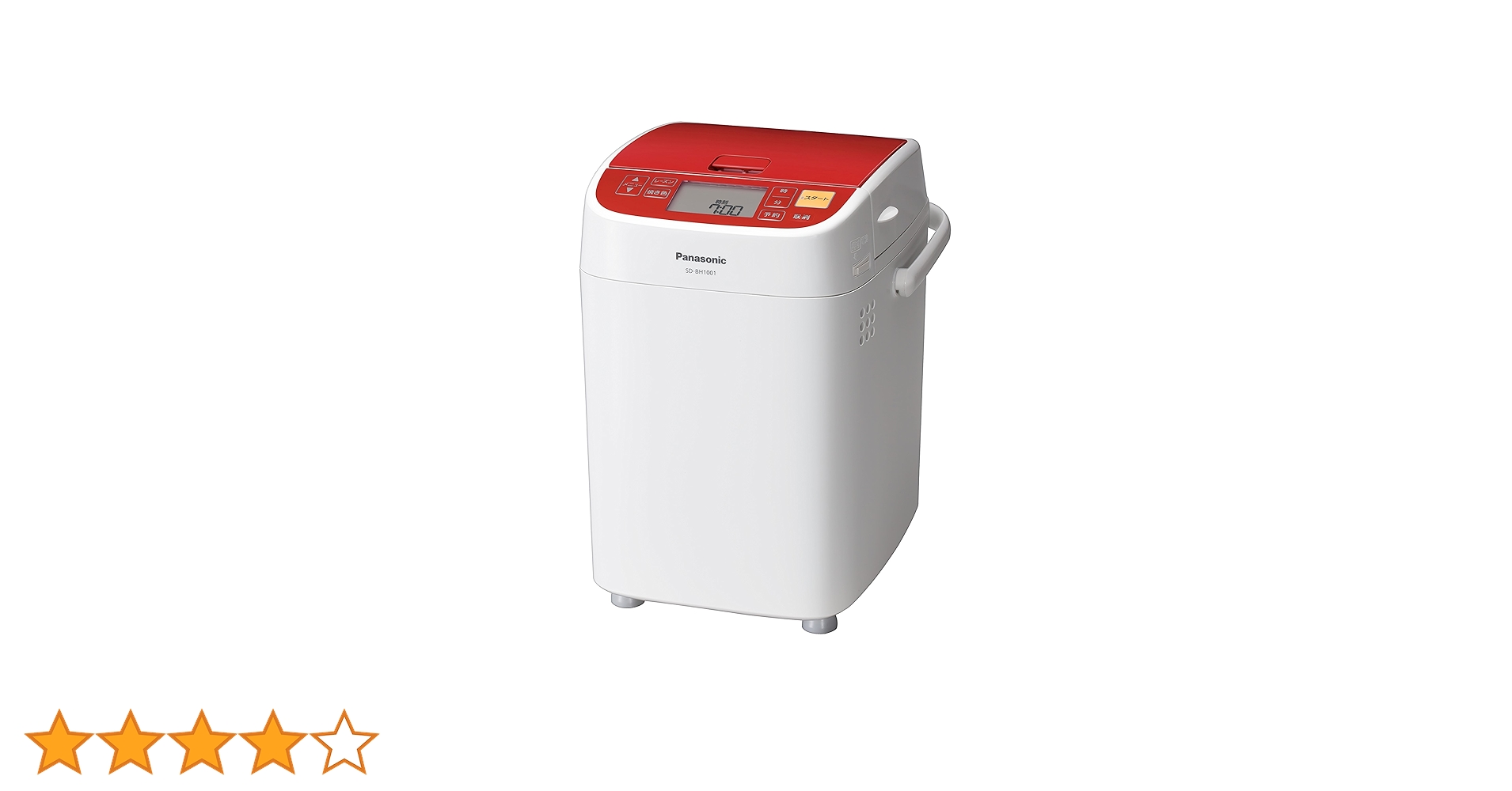 Amazon.co.jp: パナソニック ホームベーカリー 1斤タイプ レッド SD